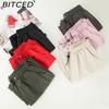 BITCED Quick-Dry Workwear Trousers for Women Summer/Autumn High-Waisted Wide-Leg Slimming Casual Trousers