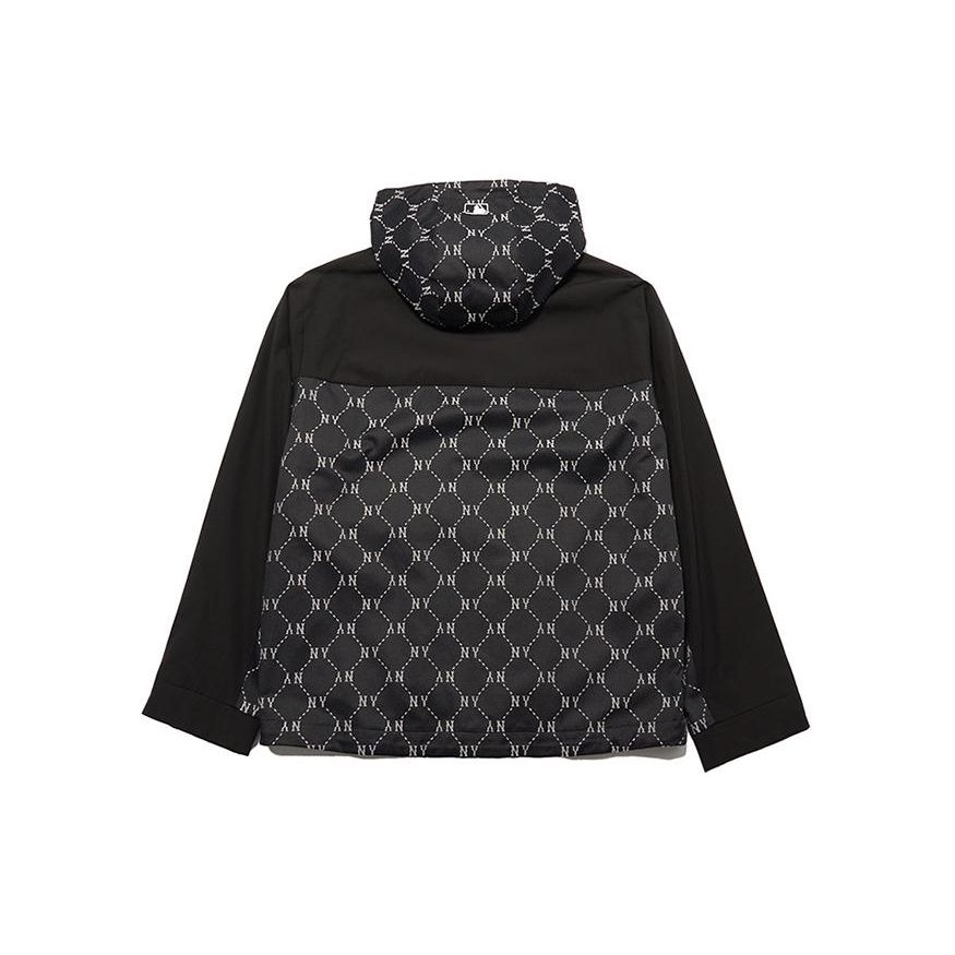MLB SS24 New York Yankees Floral Series Hooded Casual Jacket Unisex jackets Black 3AWJM0241-50BKS