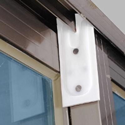 4 Stück Fensterzubehör Kunststoff Winddichtes Block Selbstklebender Fensterdichtungsblock Schiebe-Fenster Puffer Schiebetür