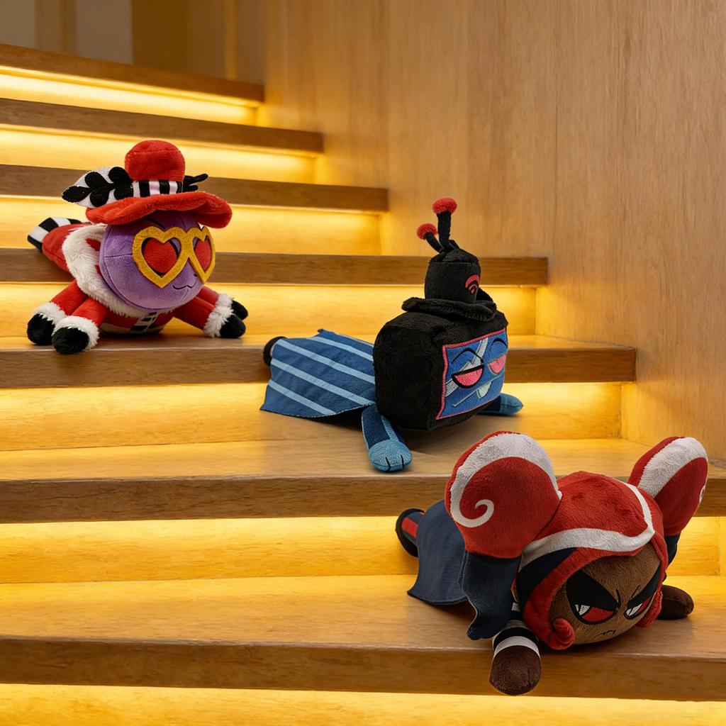 Hell's Inn Hazbin Hotel Clown Plüschtier Extrem Bösewicht Thema Merchandise Weich und Niedlich