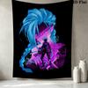 Jinx Wall Tapestry Aesthetic Wall Hanging Printed Fabric Blanket Decorative Tapestries For Bedroom Living Room Home Decor