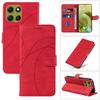 Magnetische Leder-Brieftaschenhülle für Moto G86 G85 G84 G56 G54 G34 G06 G05 G15 G24 G55 G35 G75 Edge 50 60 Pro Ultra Hülle Kurvenlinie