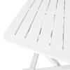 3 Piece Foldable Bistro Set Plastic White