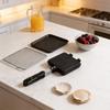 Sandwich Maker Pan With Nonstick Aluminum Griddle For Breakfast And Snack Preparation