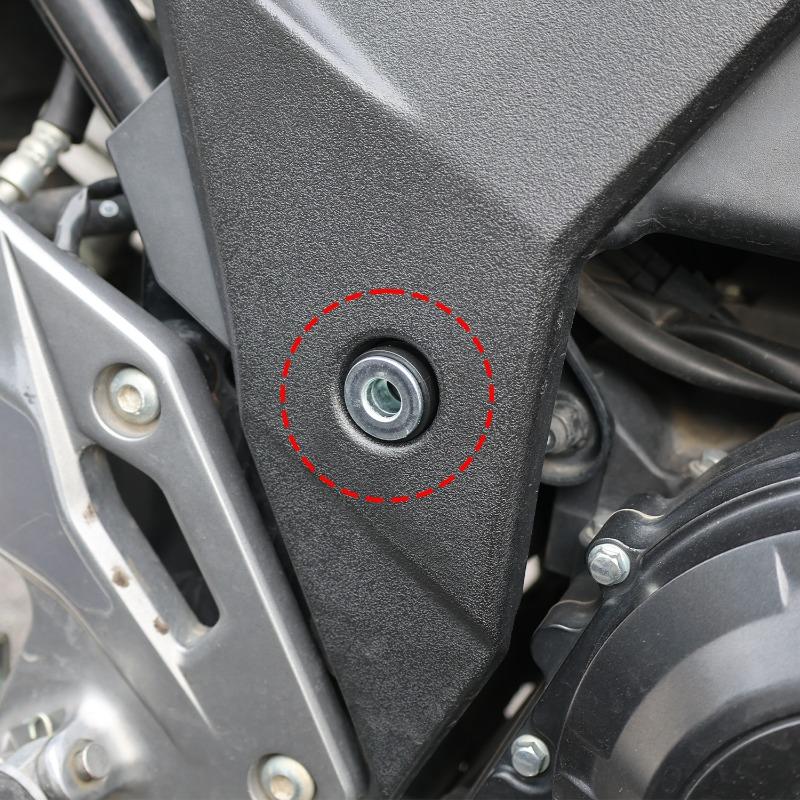 Universal Motorcycle Rubber Grommets Bolt Replacement for Honda for Suzuki for Kawasaki Fairing Rubber&Steel Washers