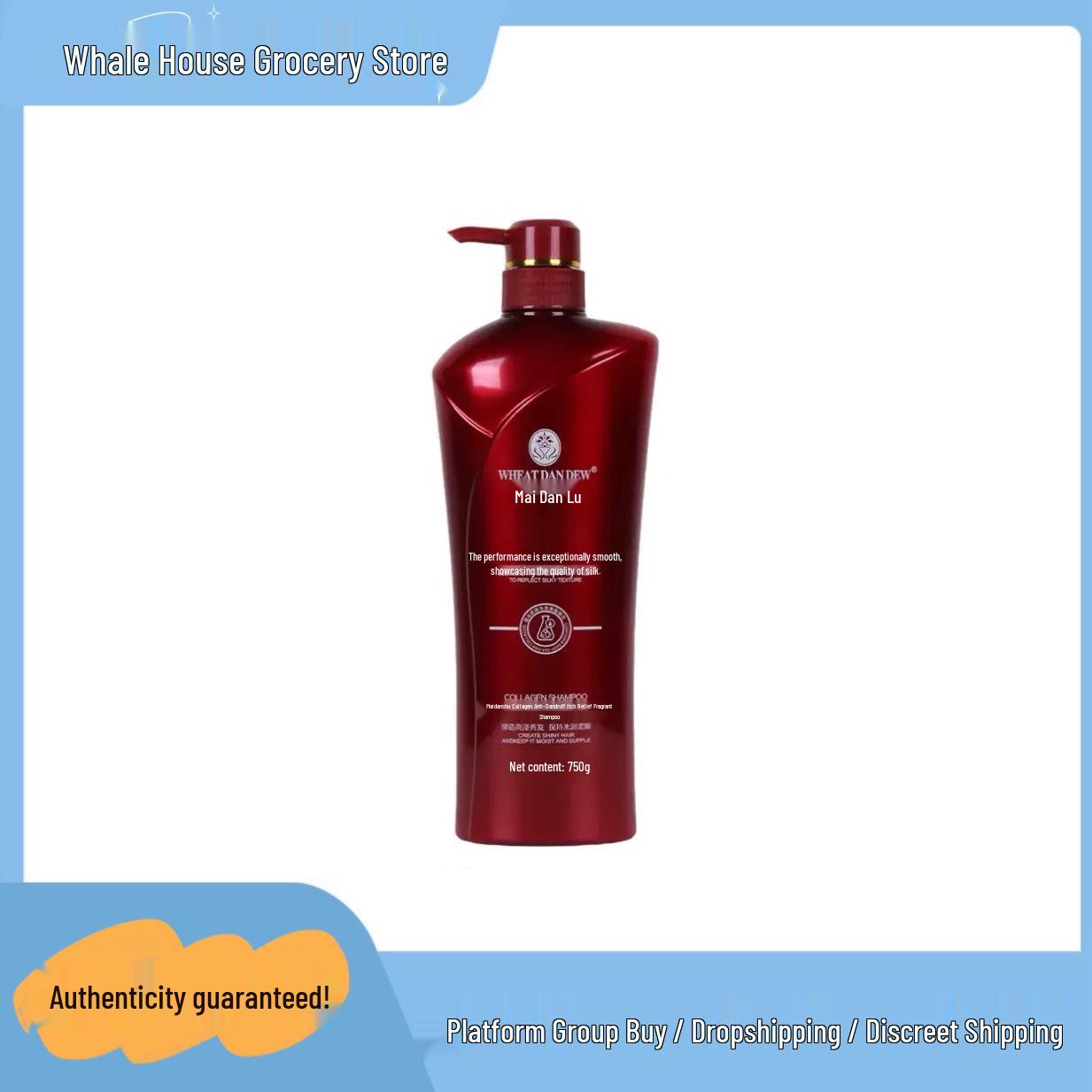Maidantang Collagen Silk Anti-Dandruff Shampoo - Long-Lasting Fragrance, Smooth & Oil-Control Formula Anti-dandruff Shampoo