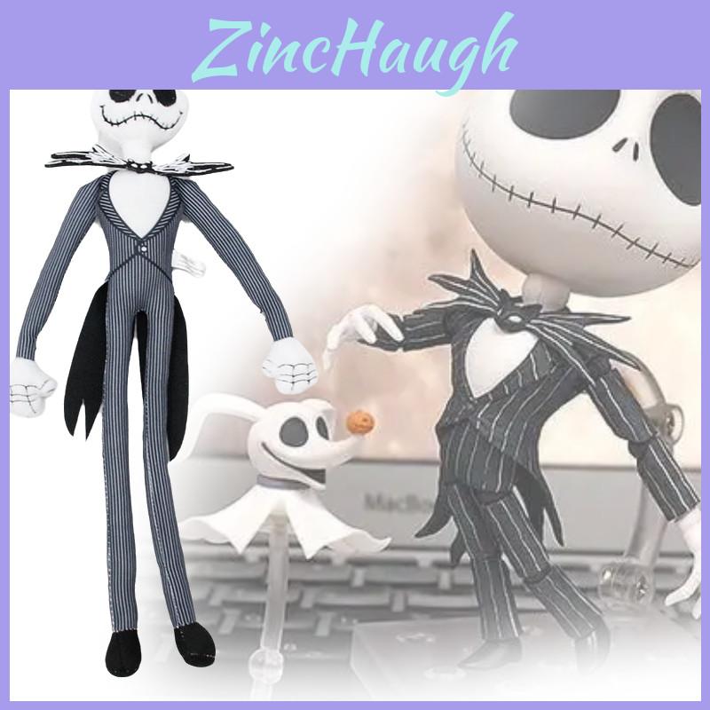 Entzückendes Plüschtier Jack Skellington Puppe Perfekt für Halloween- und Weihnachtsfeiern