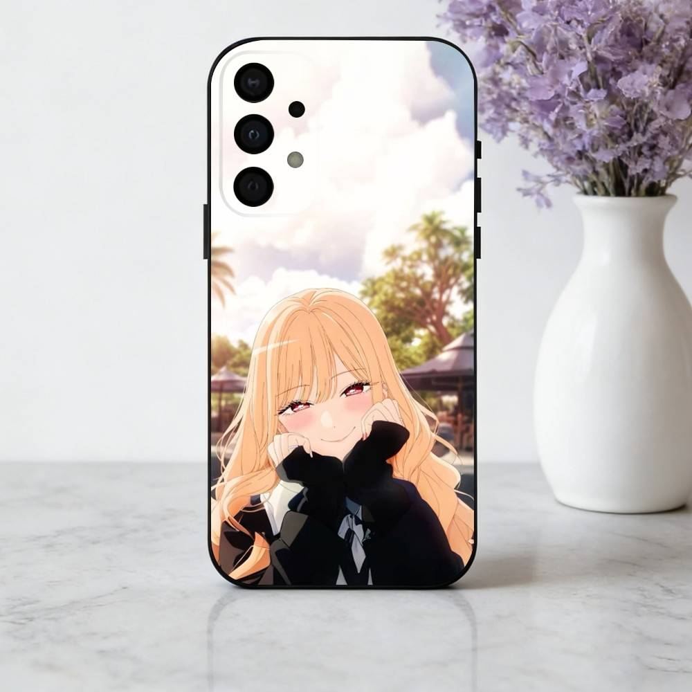 M-Marin K-Kitagawa My Dress Up D-Darling  Phone Case For Samsung Galaxy A73,A72,A71,A70,A53,A52,A51,Soft Silicone Black Cover