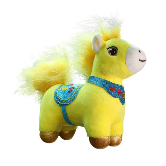 Horse Plush Doll for 2026 Year of The Horse Auspicious Blessings Good Luck Symbol Doll New Year Blessings Decoration