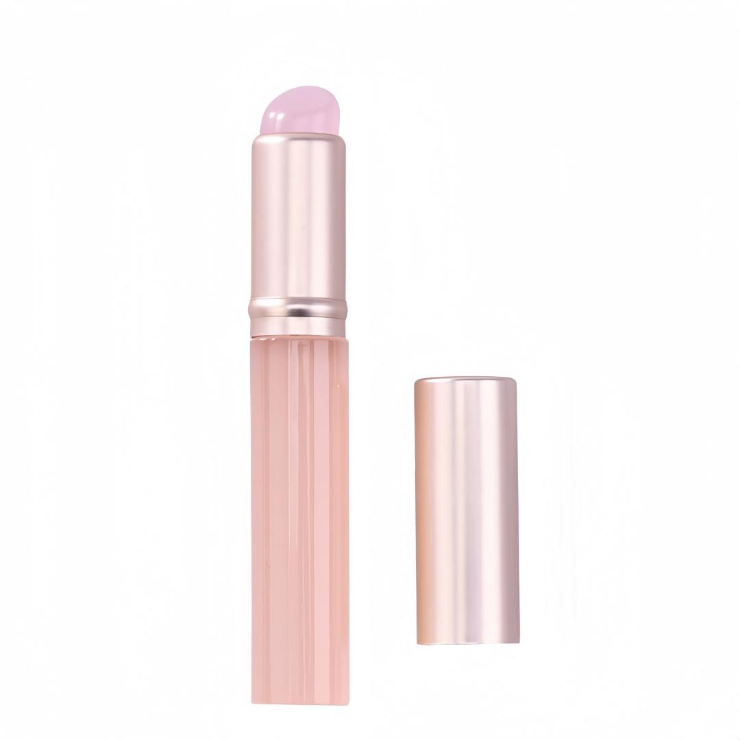 

Repeated Nail Enhancement Halo Dye Silicone Pen Professionals Makeup Powder Wiping Stick Rod for Lipstick Gradual Change Blusher рожевий