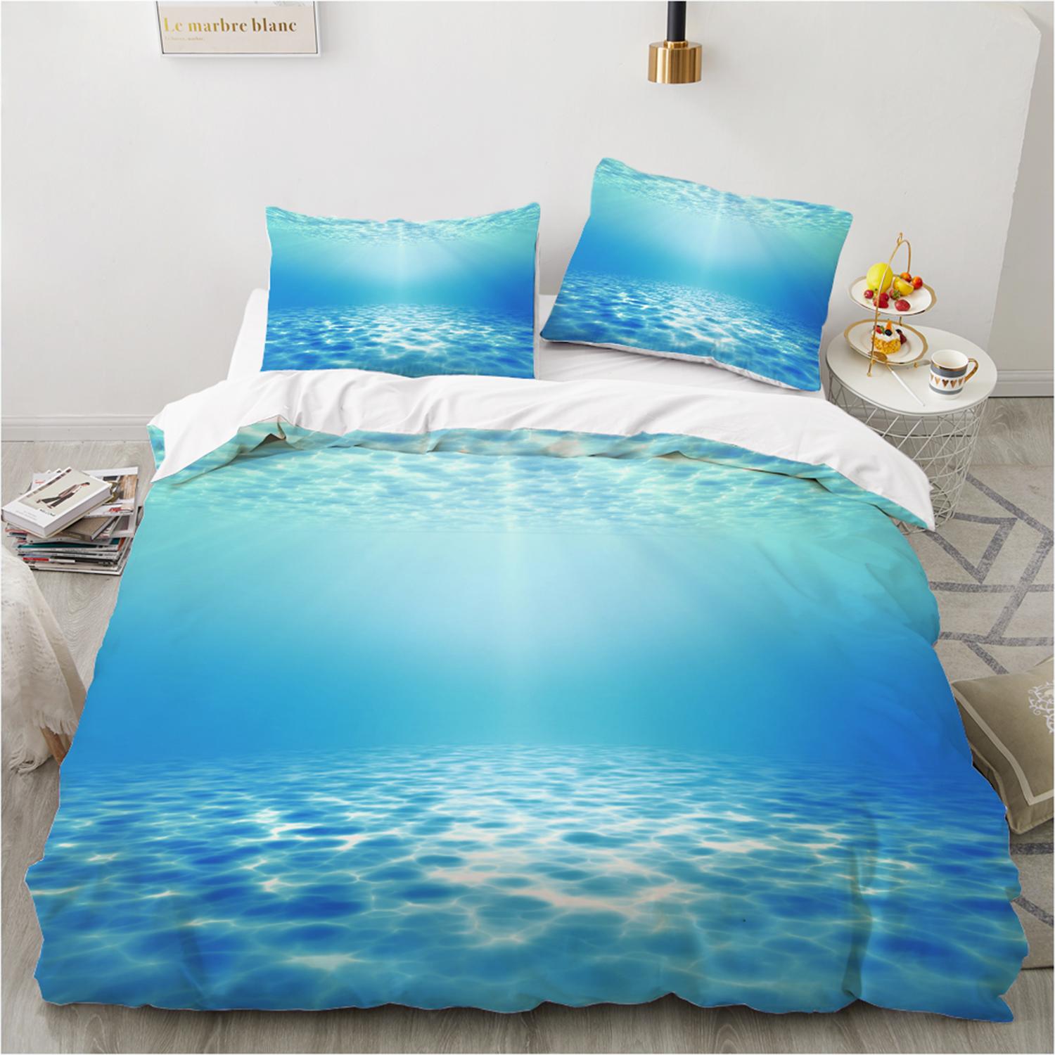 

3D Printed Beach Series Duvet Cover Shell Kit Queen Full Twin King Pillowcase New Wholesale Beautiful Bedspread EU Twin135x200cm