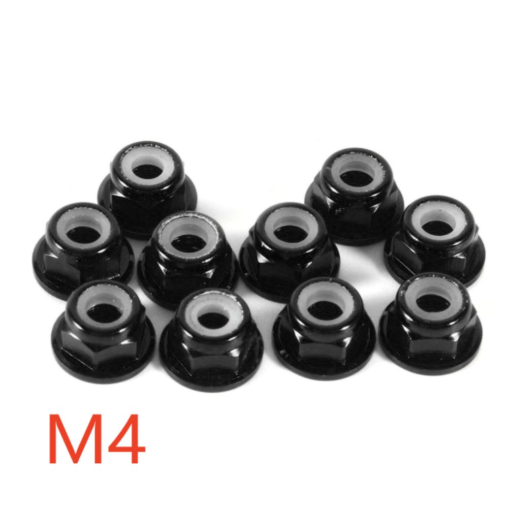 10 pcs Nylon Insert Nylon Insert Self-Locking Nuts