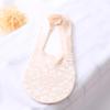 Women Girl Cotton Lace Antiskid Invisible Liner No Show Peds Low Cut Socks