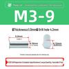 BSO-M34.2/5.4 Blue/White Zinc Plated Hex Head Blind Rivet Nut Stud, Full Thread.