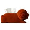 Plush Dog Tissue Box Decoration, Living Room Dining Table, Coffee Table, Resin Plush Paper Box, Tissue Box, Table Decoration