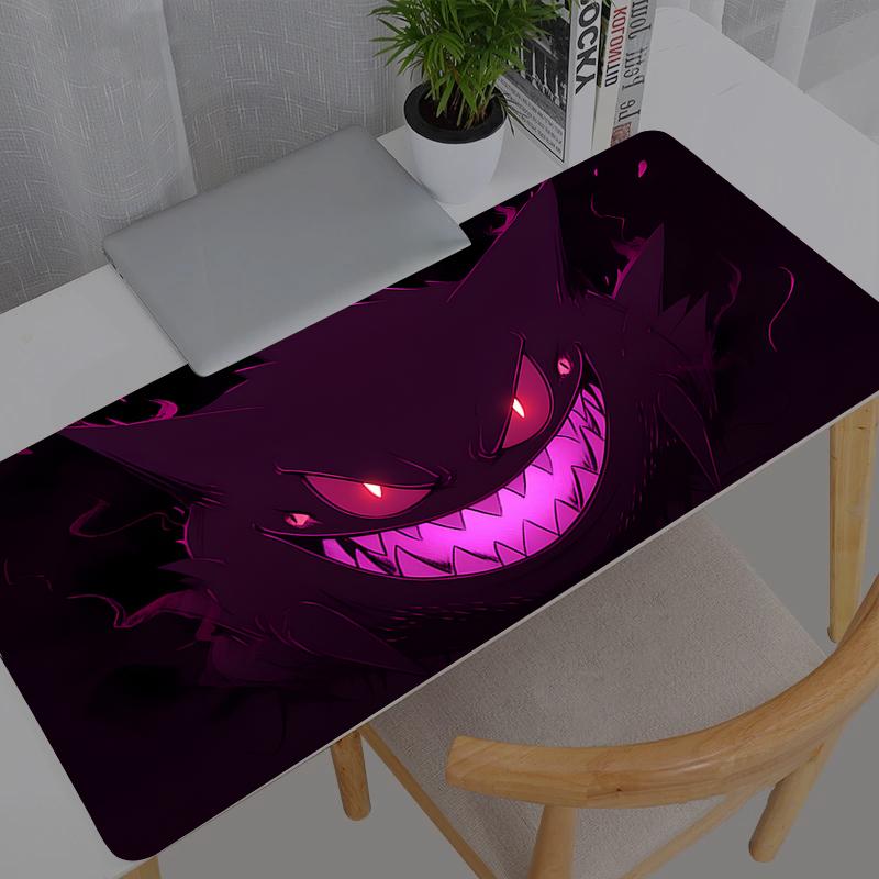 Mouse Pad Pokemon Pikachu Gengar Notbook Gamer Large Keyboard NonSlip Rubber Computer Carpet Desk Mat PC Gamer x MousePad