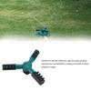 Cabeça de pulverização de três vias 360 graus rotativo sprinkler irrigação de jardim (Verde escuro)