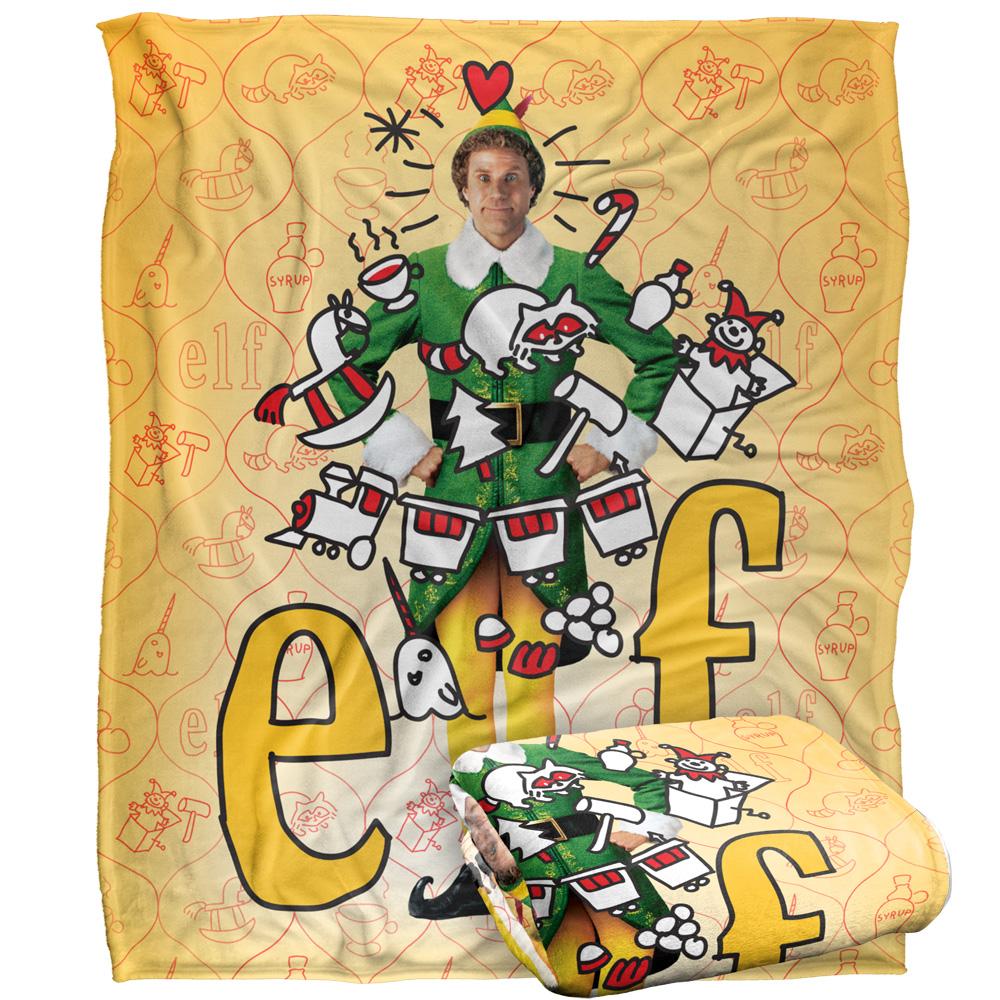 Elf Doodles Blanket