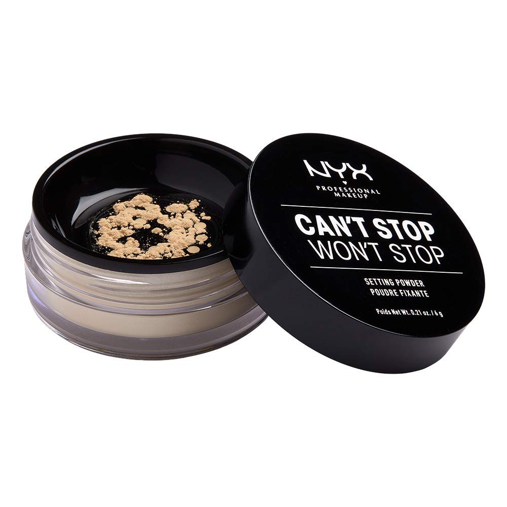 NYX Professional Makeup Stop Stop Setting Powder Other 02 Color Light Medium Body Can't Won't