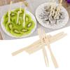 ZK30 800Pcs Household Disposable Bamboo Fruit Cake Dessert Fork Tableware Kitchen Accessories
