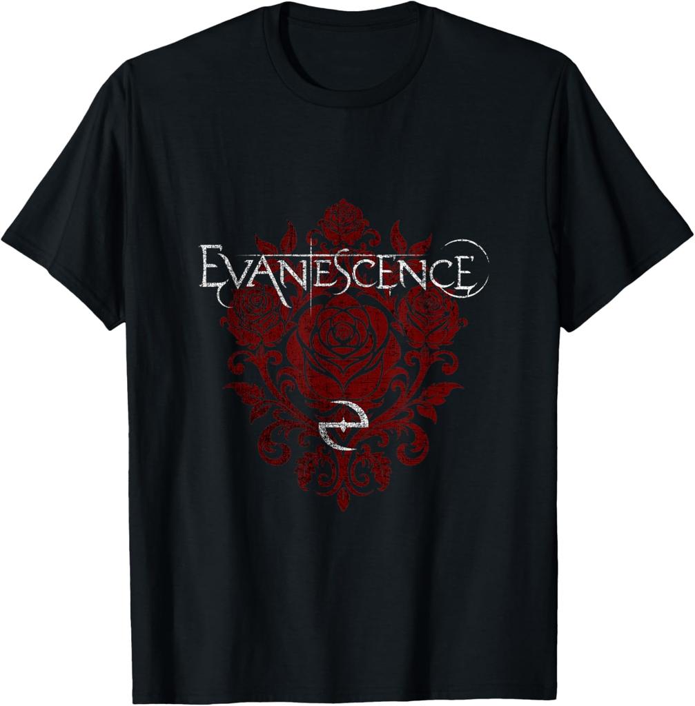 Evanescence Band Logo Box Graphic 2026 T Shirt Cotton Unisexs Womens TShirt Y2k Vintage Casual Summer New T Shirt Fans Gifts
