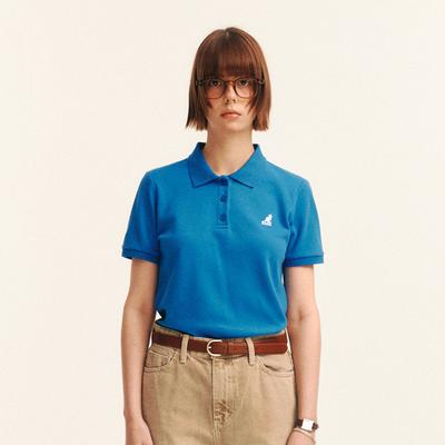 KANGOL Women'S Classic Polo Shirt 1726 Blue