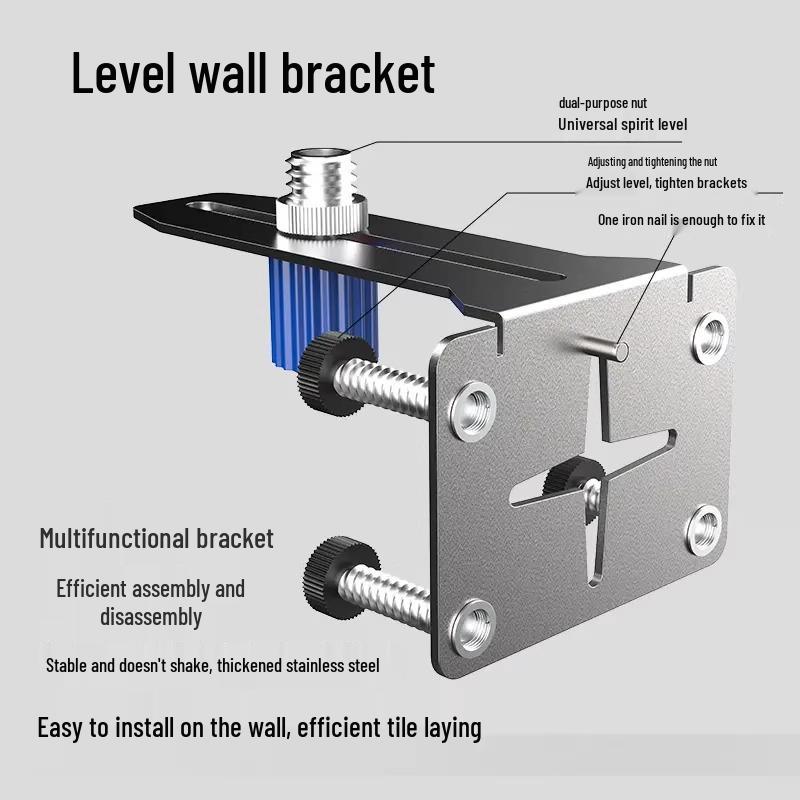 Laser Level Wall Mount Bracket for Masonry and Tiling