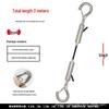 Stainless Steel Adjustable Wire Sling Hook for Art Exhibition Hanging