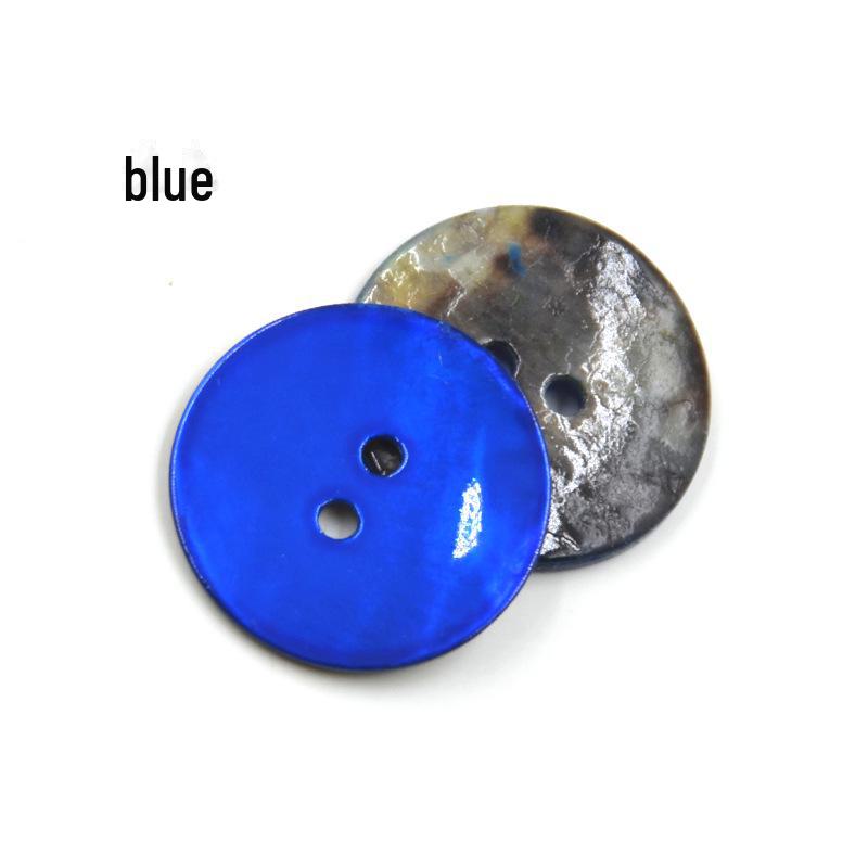 Natural Shell Spray Painted Button Sweater for Children