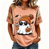 Women's Short Sleeve Raglan T-Shirt Round Neck Letter Print Casual Tee