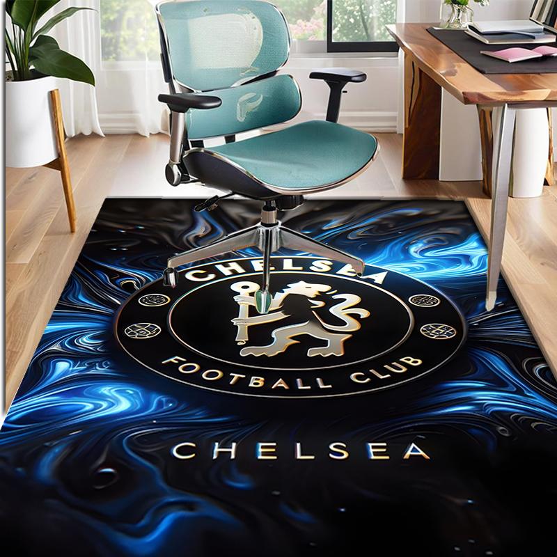 football club F.C Pattern Rug, Indoor/Outdoor Mat, for Picnic, Gameroom, Bedroom, Office, Living Room, Home Decor Carpet, Birthday Gift