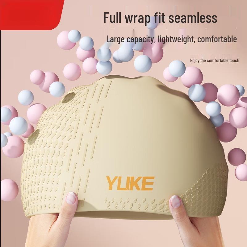 MDNG Long Hair Silicone Swim Cap