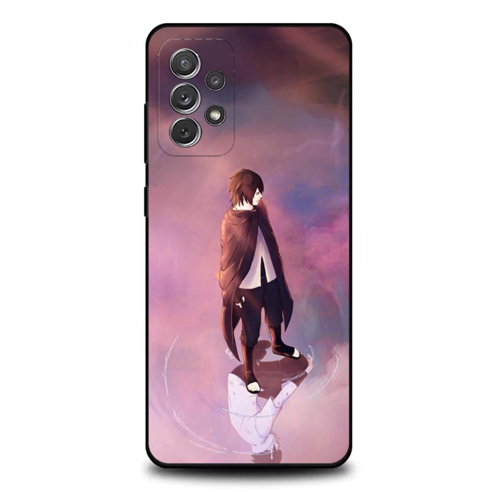 Anime U-Uchihas S-Sasuke Phone Case For Samsung S25,S24,S21,S22,S23,S30,Ultra,S20,Plus,Fe,Lite,Note,10,9,5G Black Cover