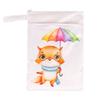 25x35CM Waterproof Double Zipper Double Pocket Printed Diaper Bag