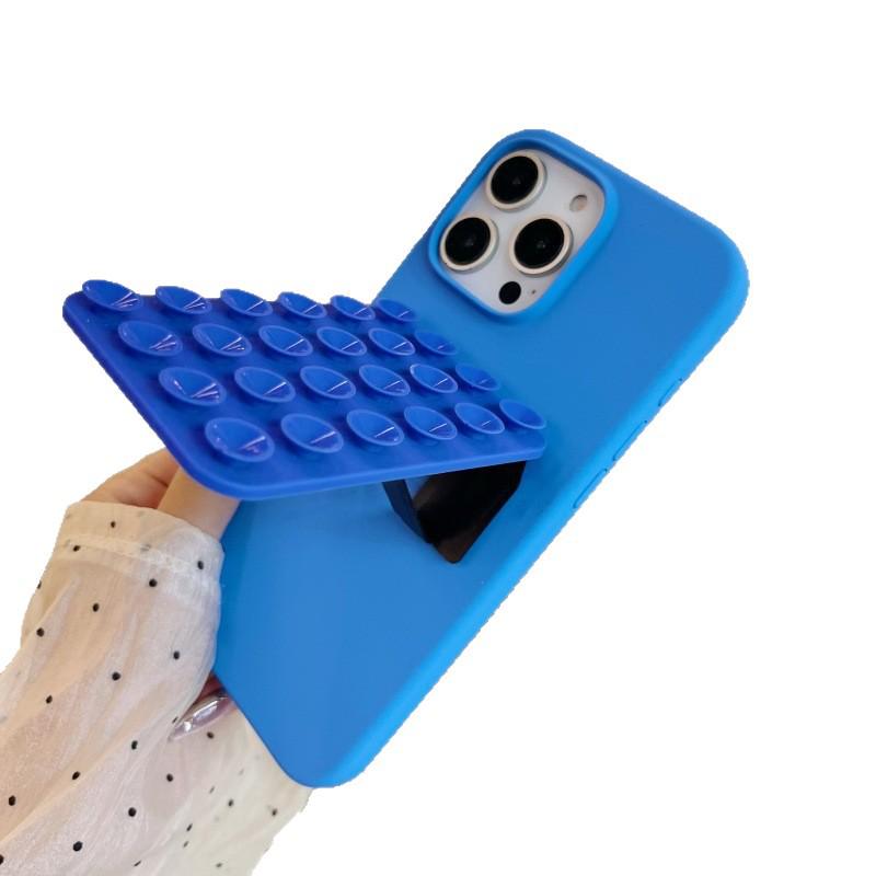 Multifunctional Silicone Suction Cup Phone Stand & Back Sticker