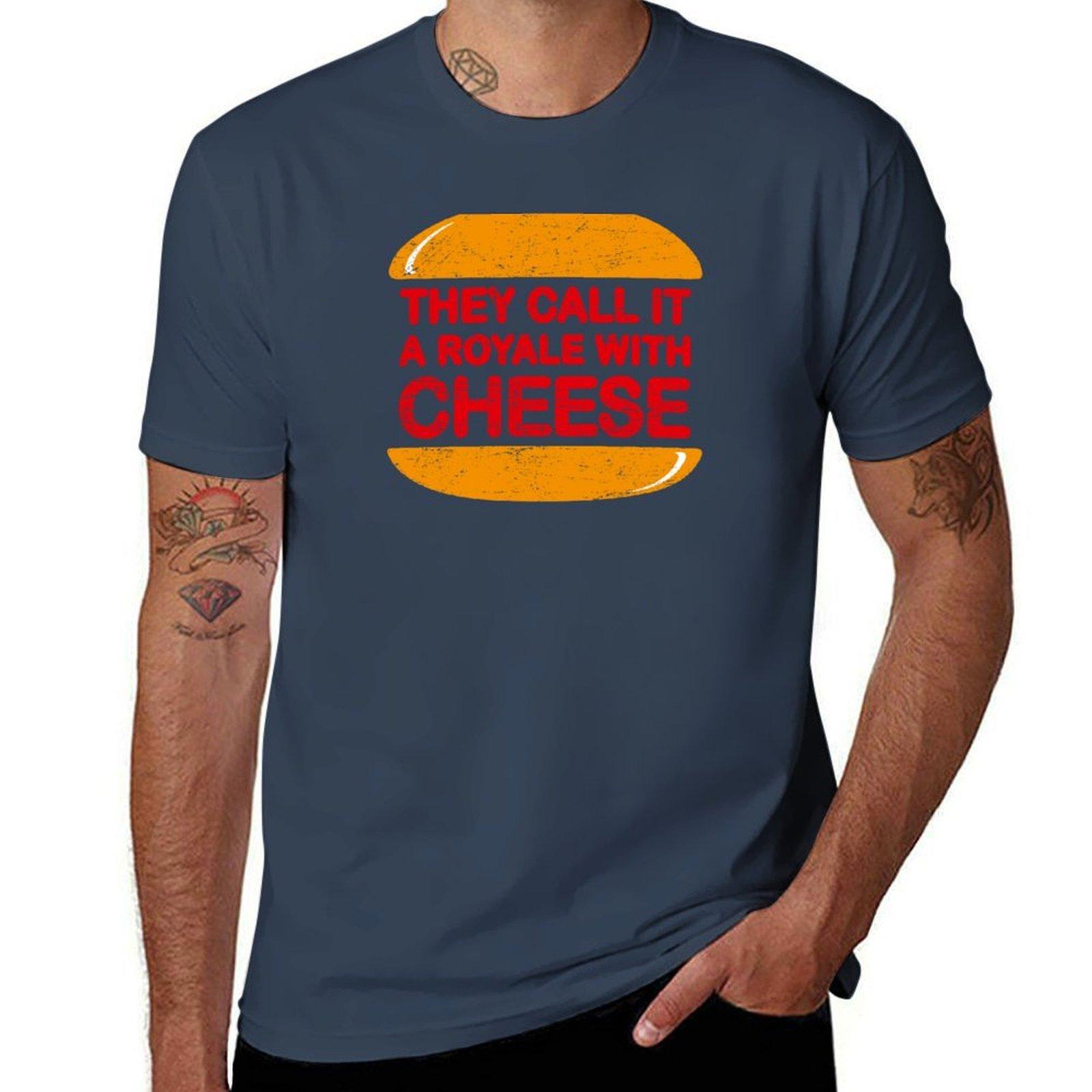 Royale with Cheese aged look TShirt Durable Work Wear TShirt S