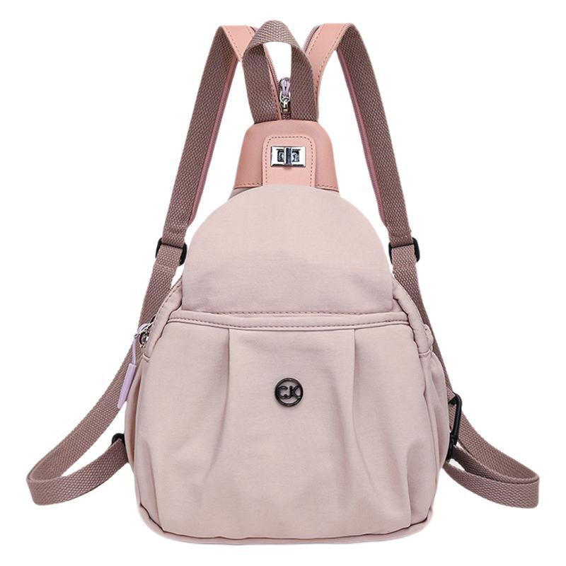 Nylon Schulter-Brusttasche, Rucksack, multifunktionaler Drei-Zweck-Rucksack, wasserdichte Freizeit-Pendler-Schulter-Umhängetasche mit großem Fassungsvermögen