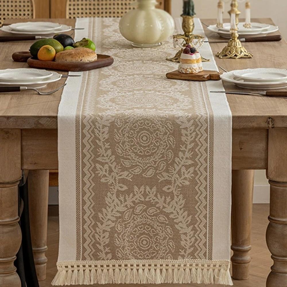 Nordic Style Table Runner Waterproof Table Flag Tablecloth Table Cover  Living Room