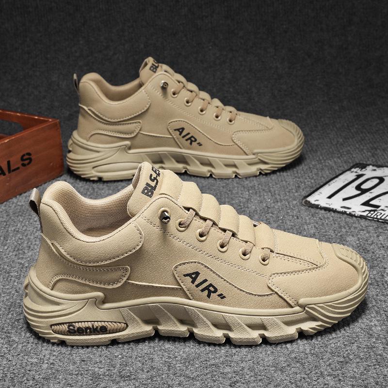 Men's 2025 Spring Wear-Resistant Waterproof Hiking Shoes - Versatile Outdoor and Work Shoes
