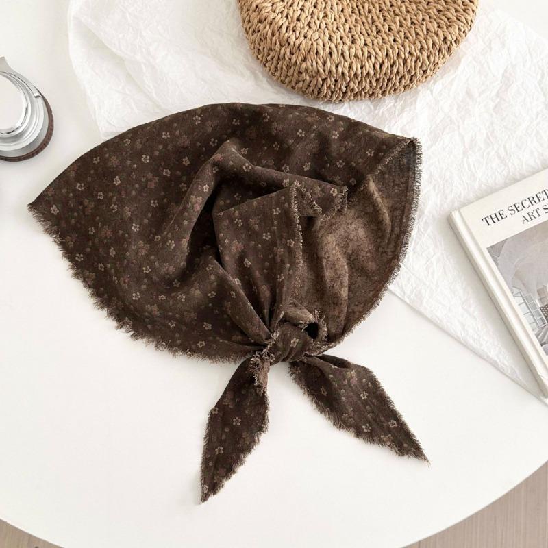 

Шелковый шарф женский новый универсальный декоративный шарф шарф маленькая шаль универсальный джинсовый пояс треугольный шарф поясная повязка