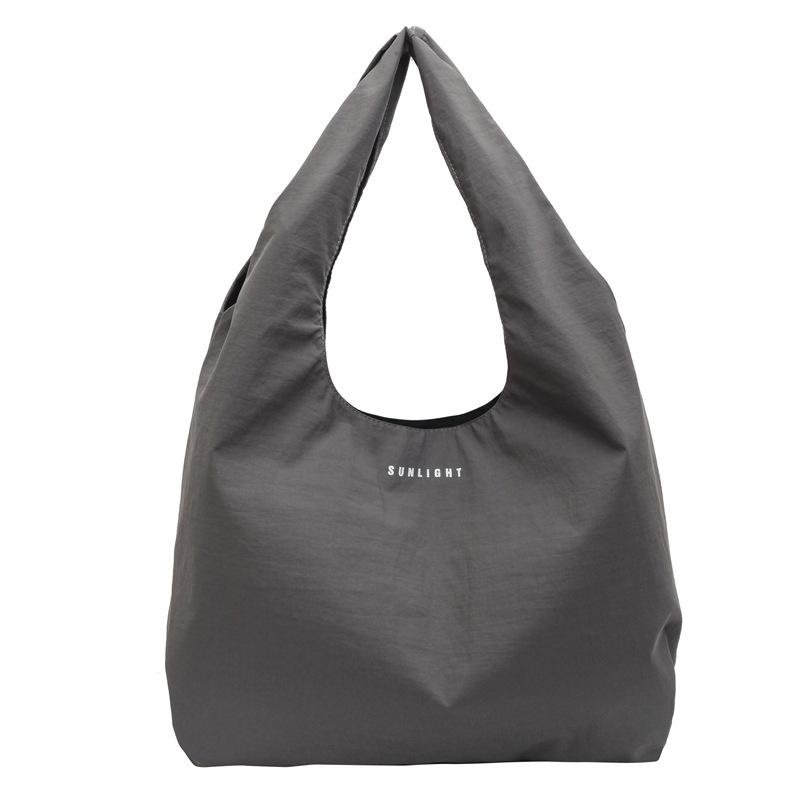 

Ленивый ветер холщовая сумка женская новая повседневная с буквой студенческая классная сумка для поездок на работу большая вместимость сумка-тоут женская серый