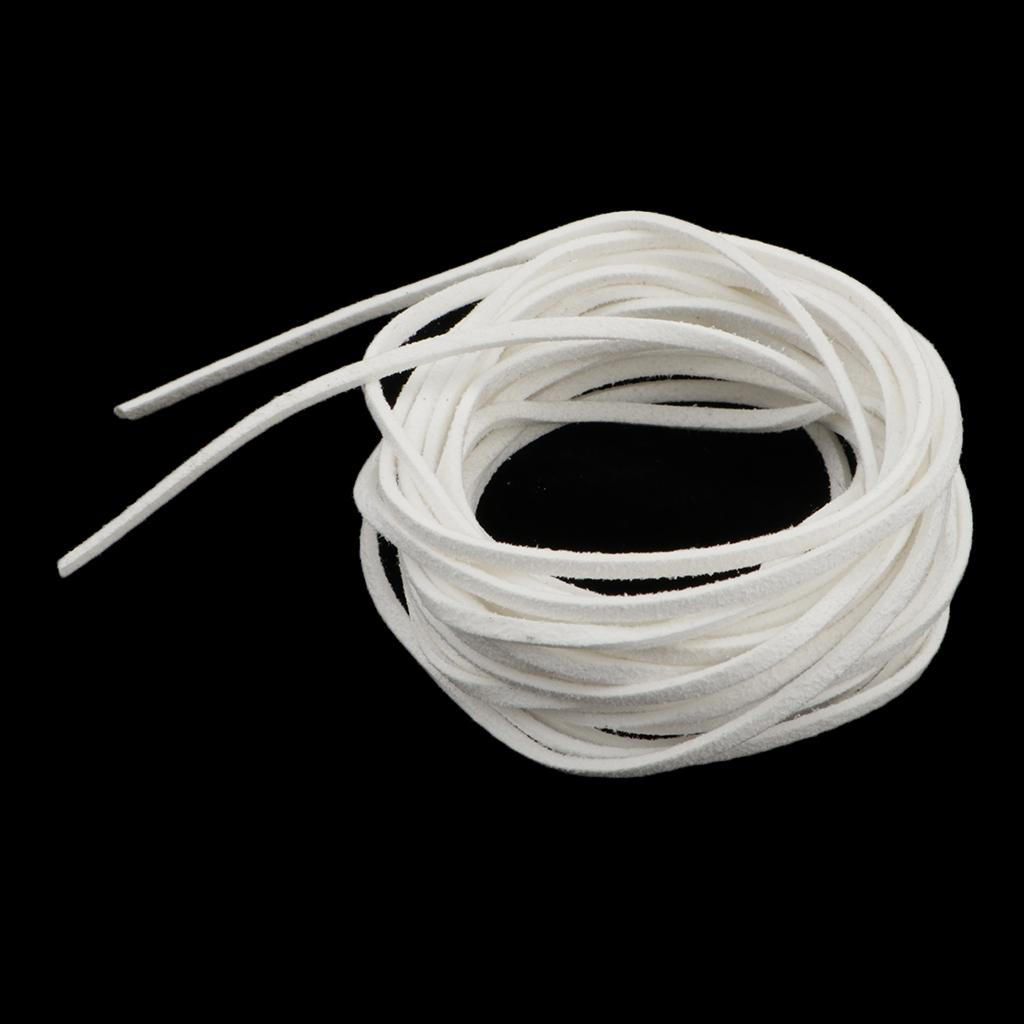 

Бархатный шнур шириной 5,5 мм из искусственной замши и веревки для изготовления ювелирных изделий белый
