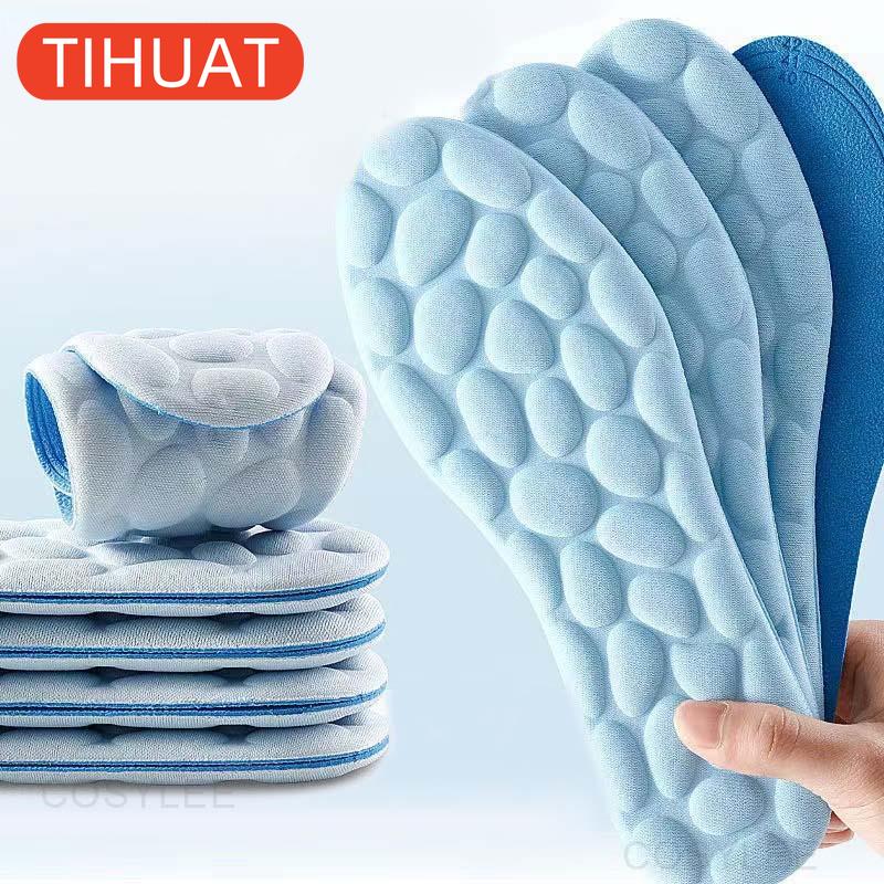 Massage Memory Foam Insoles for Shoes Breathable Cushion Sports Running Insoles for Feet Orthopedic Insoles
