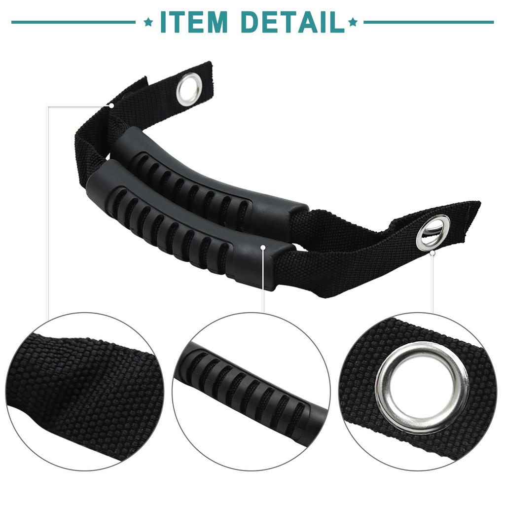 ACROPIX Gripback Rear Seat Grab Handle Compatible with Jeep Compatible