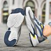 Athletic Shoes For Men Running Shoes Anti-Skid Breathable Daily Walking Footwear Plush Comfort Outside Non Slip Lace Up Tennis Athletic Shoes