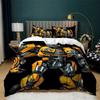 Tra-nsformers Duvet Cover Set 3 Pieces Bumblebee Optimus Prime Bedding Set Soft Breathable Quilt Cover with Pillowshams