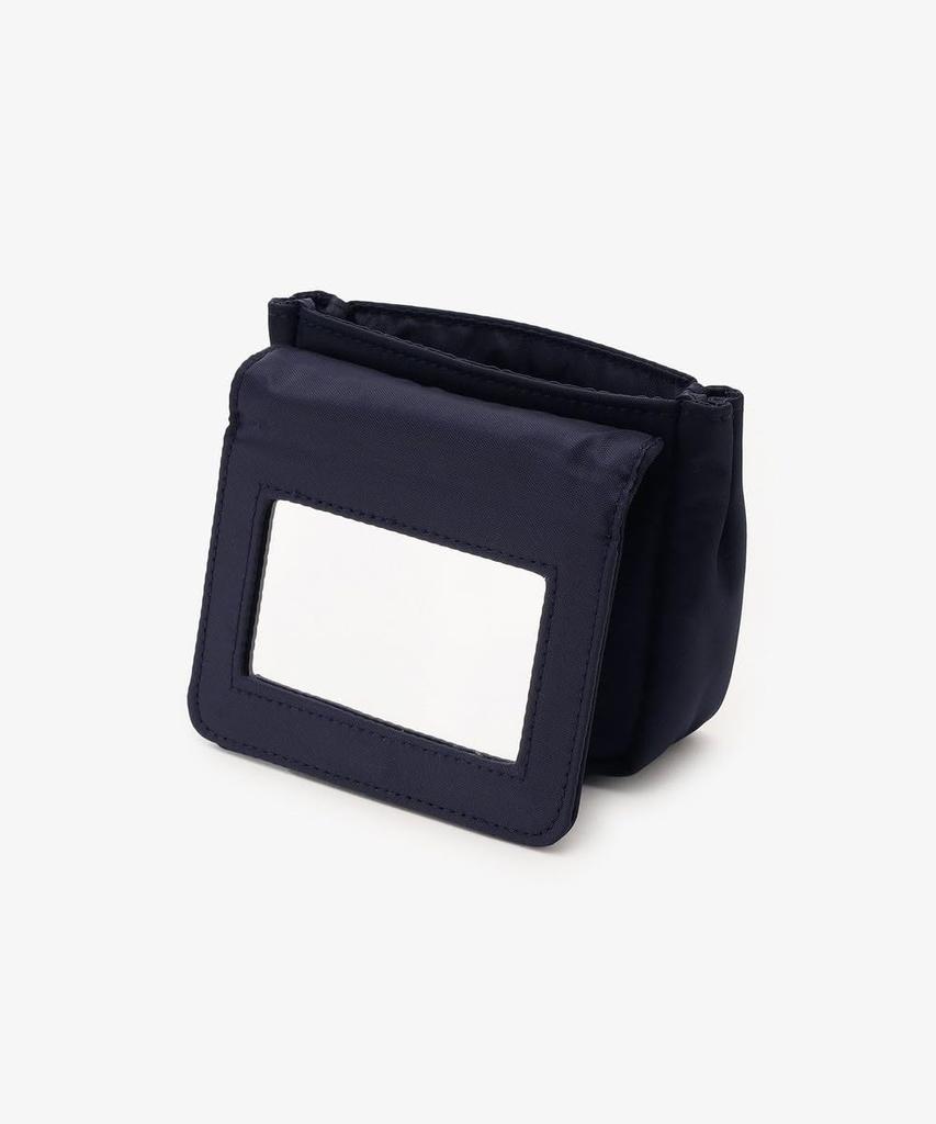 Afternoon Tea Living Beutel Blumenbestickter Mini-Beutel mit Marineblau JQ54, Spiegel,