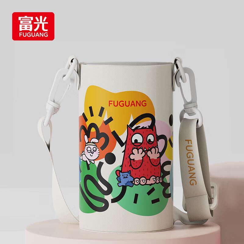 Fuguang Children s 316L Stainless Steel Insulated Straw Bottle & Sleeve