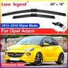 For Opel Adam 2012- Front Windshield Wiper Blades 2pcs Windscreen Window Accessories 2013 2014 2015 2016 2017 2018
