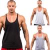 Men Summer Gym Singlet Tank Top Stringer Bodybuilding Muscle Fitness Vest HO3